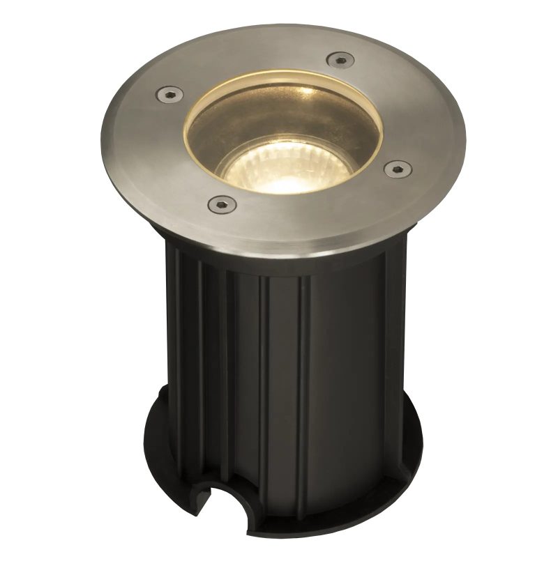 Fantasia Atlantis II grondspot rond, GU10 fitting, IP67, aluminium