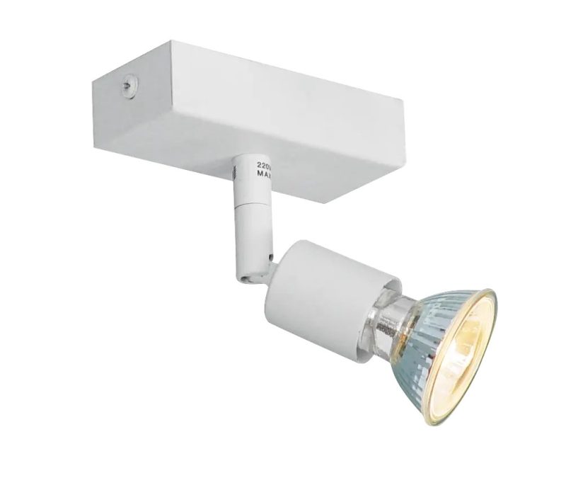 Fantasia Rune ceiling spot GU10 adjustable white metal dimmable IP20