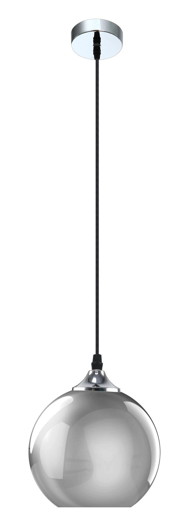 Fantasia Rogodo Pendelleuchte Glaskugel smoke grey Ø15 cm E14