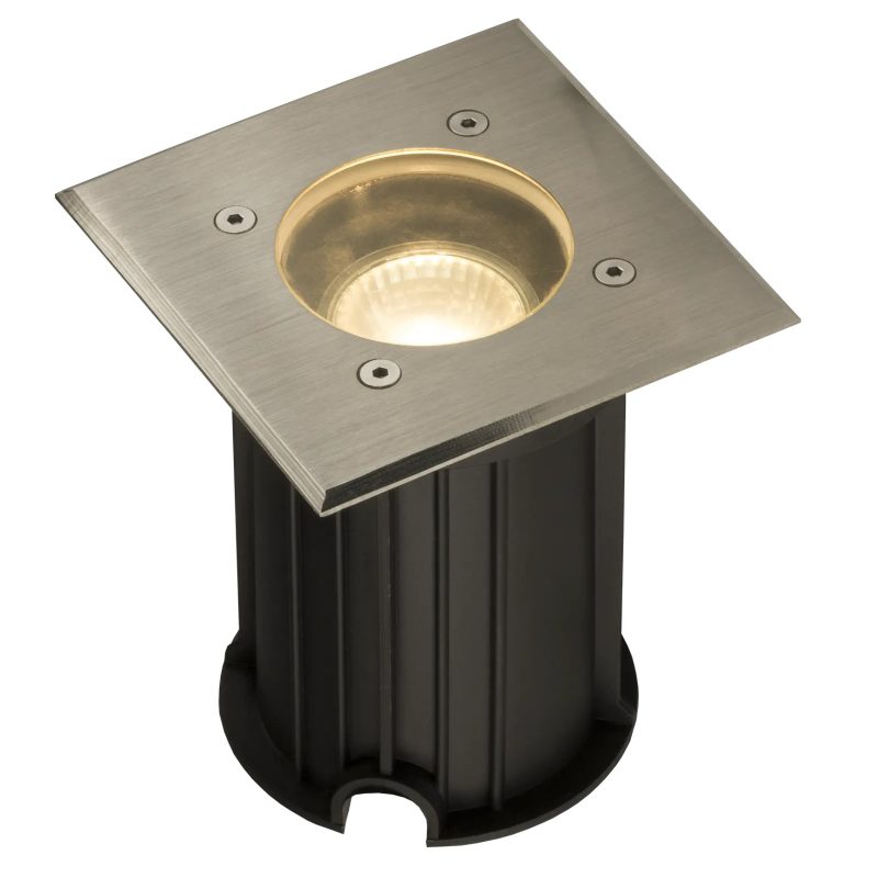 Fantasia Atlantis II Bodenstrahler eckig GU10, Aluminium, IP67