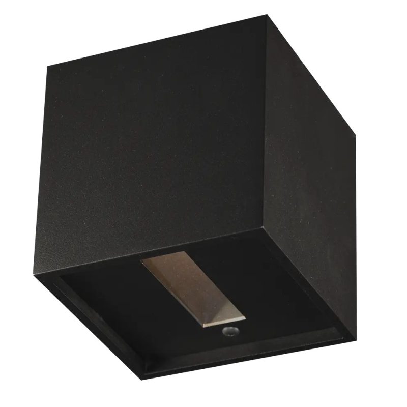Fantasia Nemo wall light up-down square black 102mm G9 LED dimmable