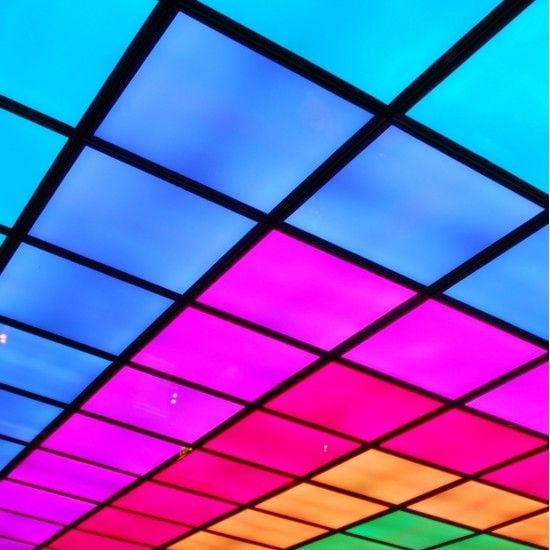 Sharplumi Dalle LED RVB 60x60 cm éclairage couleur 30W