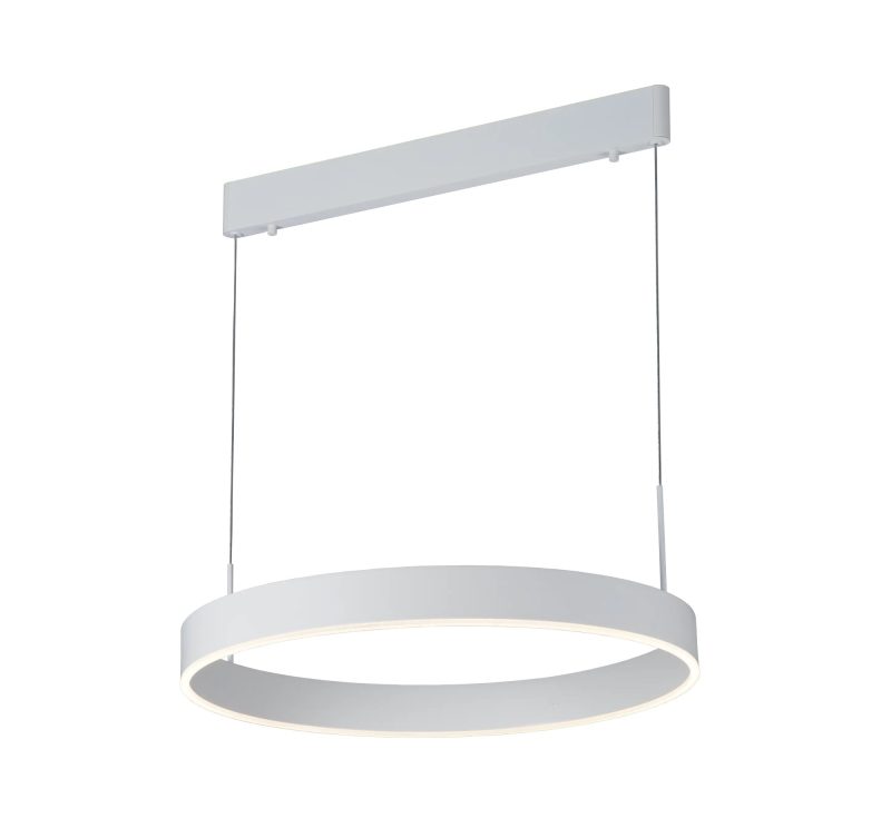 Fantasia Pure LED pendant light round white, Ø 571 mm, 22W, dimmable